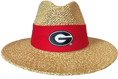 Georgia Bulldogs Safari Straw Hat